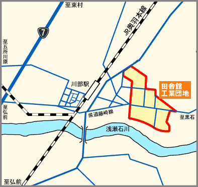 団地位置図 団地位置図